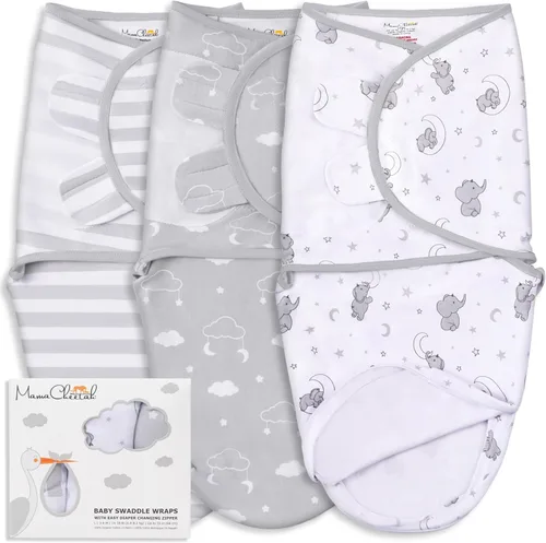 Miniatura 11 de Mama Cheetah Saco de envolver para bebés prematuros, saco de dormir orgánico para bebés prematuros, manta para envolver prematuros, envolturas