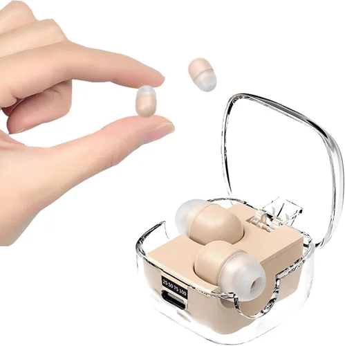 Xmenha Mini auriculares invisibles pequeños Bluetooth para dormir para orejas pequeñas, de perfil bajo, pequeños, ocultos, discretos, más pequeños