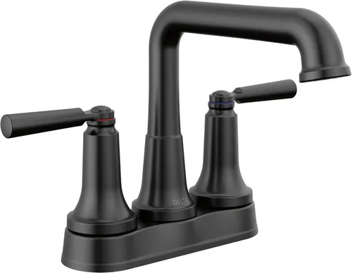 Miniatura 10 de Delta 2536-MPU-DST Saylor Grifo de baño central de 1.2 GPM con conjunto de drenaje emergente y tecnología de válvula de sello de diamante, bronce