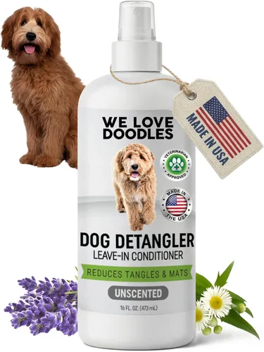 Miniatura 13 de We Love Doodles Spray desenredante para perros – Acondicionador sin enjuague para perros – Spray desenredante para perros – Spray desenredante
