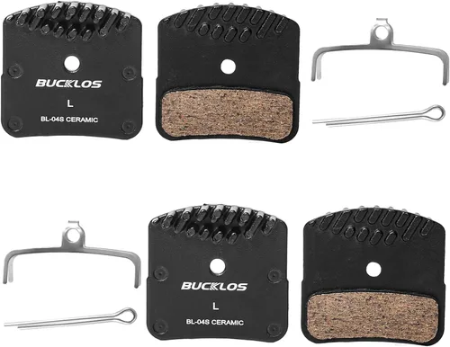 Miniatura 8 de BUCKLOS 2 pares de pastillas de freno de disco BL-01S para cerámica Shimano N03A N04C L05A K04S K04Ti K05S K05Ti M8110 M7110 R9170-F R8070-F R7070-F