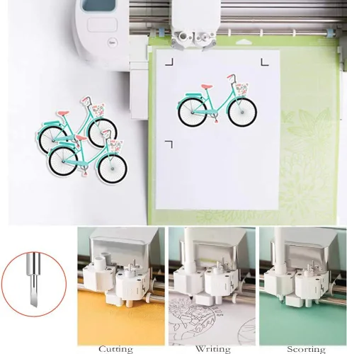 Miniatura 4 de 30 cuchillas de corte estándar de 45 grados, cuchillas de repuesto compatibles con Explore 4/3/Air 2/Air/Air One/Maker
