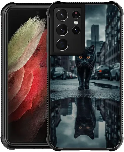 Miniatura 56 de CARLOCA Funda compatible con Samsung Galaxy S20, familia de jirafas divertidas en blanco y negro, para niñas y mujeres, diseño gráfico de moda, a