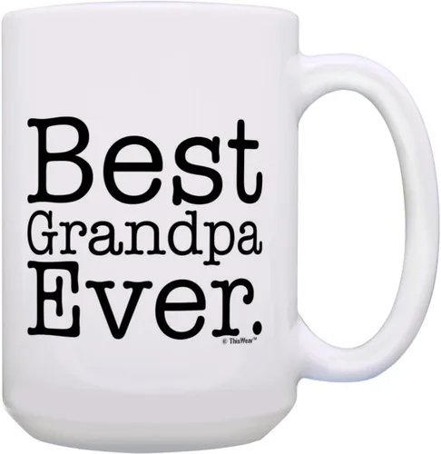 Miniatura 10 de Taza de café o té, regalo ideal para el día del padre, madre, abuela o abuelo , Blanco 11oz Grandma & Grandpa