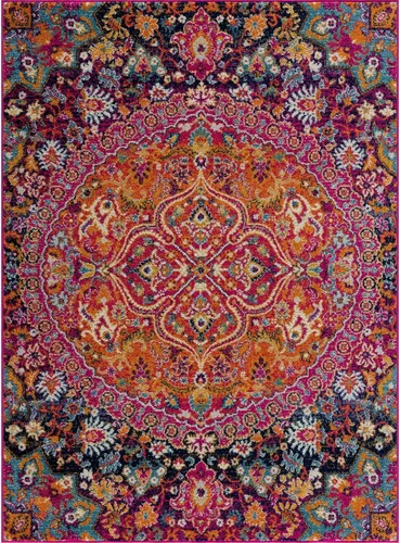 Miniatura 22 de Hauteloom Laureldale Alfombra de Área de Estilo Oriental Tradicional Desgastada y Desteñida para Sala de Estar - Estilo Granja de Medallón Vintage