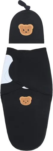 Miniatura 12 de Saco de dormir de algodón orgánico para bebés de 0 a 3 meses, suave, transpirable, hipoalergénica, para recién nacidos, unisex, para niños y niñas