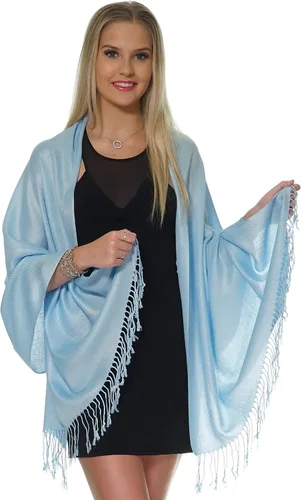 Miniatura 135 de Pashminas, chales y mantones para usar con vestidos de noche y en bodas, grandes y suaves