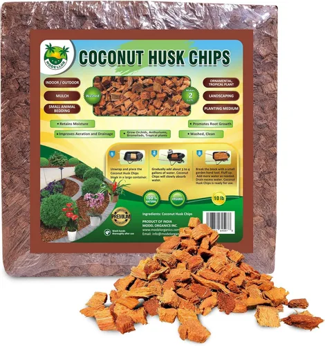 Miniatura 8 de MODELLOR Premium súper lavado, limpio, chips de coco, rinde 2 pies cúbicos de chips sueltos. Sustrato para reptiles, orgánico, absorbe olores