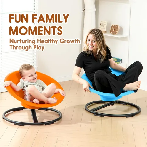 Miniatura 2 de Silla Giratoria para Niños Autistas, Juguetes de Sentarse y Girar para Autismo para Edad 3+, Silla Giratoria Sensorial que Mejora las Habilidades