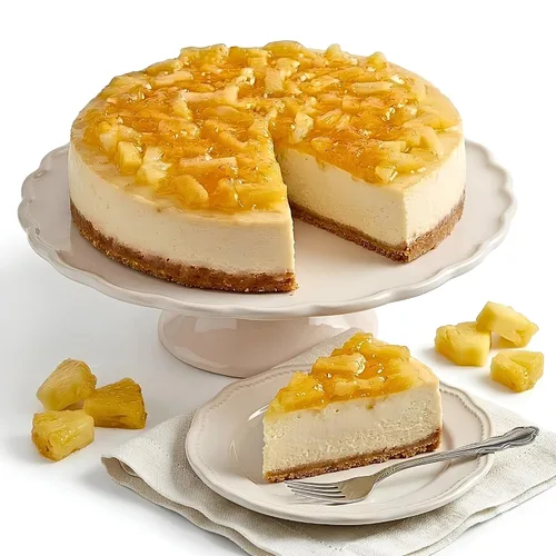 Miniatura 15 de Andy Anand Tarta de manzana sin azúcar de 22.86 cm - Elaborada con auténtico queso crema de California, ingredientes frescos y naturales