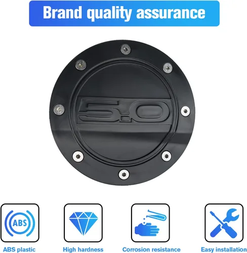 Miniatura 5 de Tapa del depósito de combustible para Ford Mustang GT, puertas de tanque de gasolina con logotipo, piezas de repuesto compatibles con Ford Mustang