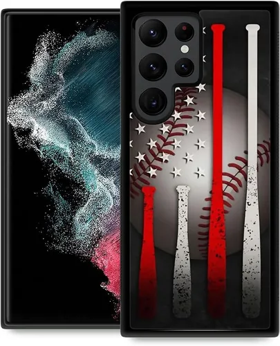 Miniatura 15 de Funda compatible con Samsung Galaxy S22 Ultra, funda protectora antideslizante y a prueba de golpes para hombres y mujeres, goma de silicona suave +