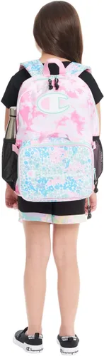 Miniatura 6 de Champion Combo de mochila y almuerzo para jóvenes, Caramelo rosaAzul Aruba