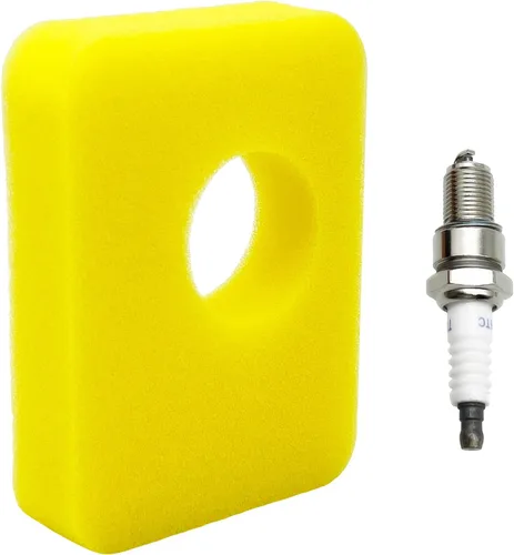 Filtro de espuma de repuesto para filtro de aire 799579 apto para filtros de aire de motor BS Bujía compatible con cortacésped Briggs y Stratton