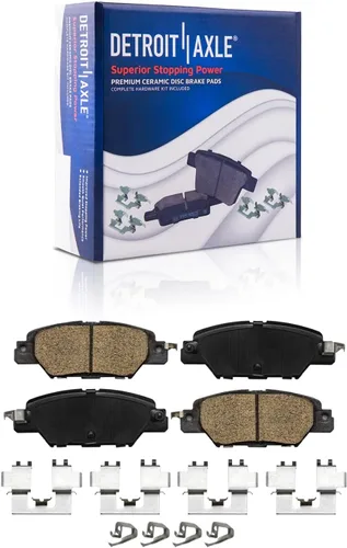 Miniatura 5 de Detroit Axle - Kit de frenos para Mazda CX-5 2019-2024, rotores de freno de disco pastillas de freno de cerámica con herrajes 2020 2021 2022 2023