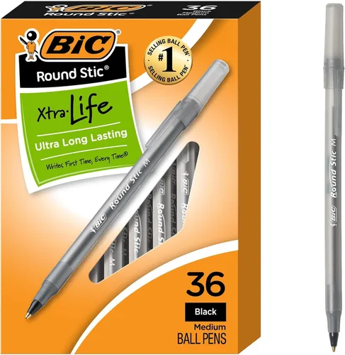 Miniatura 35 de BIC Round Stic Xtra Life - Bolígrafo redondo, punta mediana