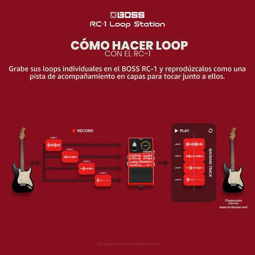 Miniatura 5 de BOSS RC-1 Loop Station - Pedal de guitarra