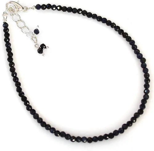 Miniatura 2 de Gempires - Pulseras de cuentas de piedras preciosas hechas a mano, ligeras, de cristal, para uso diario, hipoalergénicas, de 8 pulgadas, chapadas