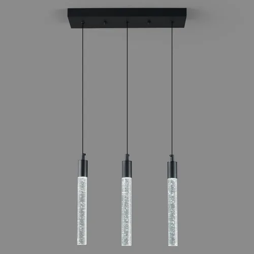 Miniatura 27 de Iluminación de Isla de Cocina Accesorio de Luz Moderna Lámpara Colgante Dorada Regulable LED Acabado de Latón Mini Luces Colgantes de Cristal