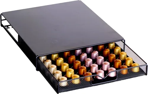 Miniatura 9 de DecoBros Nespresso OriginalLine gavetero con soporte para cápsulas de vidrio templado Vidrio templado - OriginalLine Only