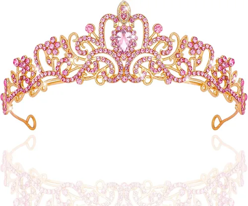 Miniatura 41 de CIEHER - Tiaras y coronas para mujeres y niñas - Regalos de corona para novia, boda, graduación, cumpleaños y Navidad