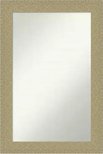 Miniatura 72 de Amanti Art Espejo de pared personalizado no biselado (24.25 x 24.25 pulgadas), marco dorado de mosaico, varios tamaños personalizados, espejo