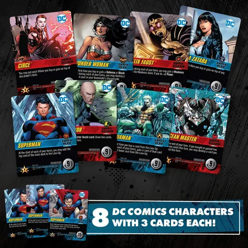 Miniatura 4 de DC Deck-Building Game: Confrontations - Emocionante formato 2v2 - Ocho personajes icónicos de DC para jugar - Independiente, compatible con la serie