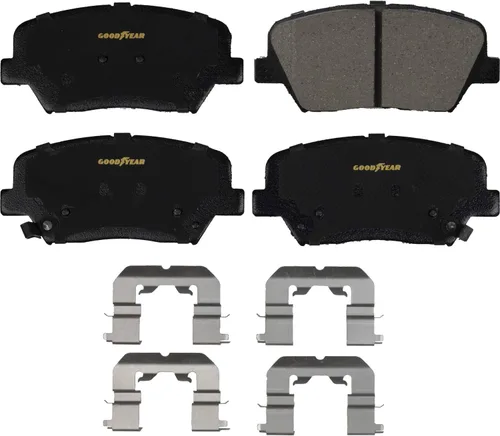 Miniatura 5 de Goodyear Frenos PRK3626F Kit de Frenos Delanteros Premium con Par (2) de Rotores de Freno Recubiertos AntiOx y Pastillas de Freno Cerámica