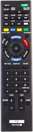 RM-YD102 RMYD102 Reemplazo de control remoto para Sony Bravia LCD TV KDL-70W840B KDL-55X830B KDL-65X830B KDL-70X830B KDL-60W840B KDL-70W830B