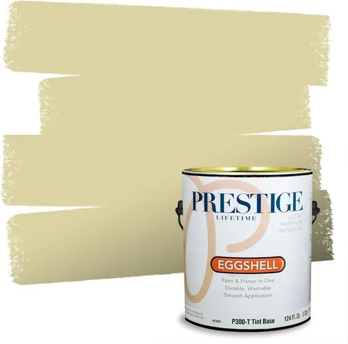 Miniatura 85 de PRESTIGE Paints Exterior Paint and Primer In One, 1-Gallon, Satin, Comparable Match of Benjamin Moore* Royal Linen* 931BM-PCM