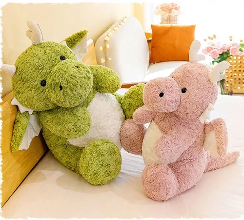 Miniatura 3 de YUKOUQIAN Animales de peluche de felpa (jiaolong fense 27.9 cm)