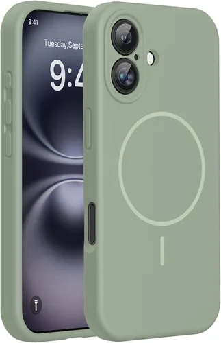 Miniatura 26 de Miracase Funda diseñada para iPhone 13, con protector de pantalla de vidrio templado, forro de microfibra suave antiarañazos, funda de goma
