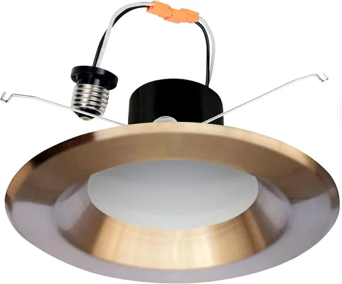 Miniatura 16 de Goodlite Foco descendente redondo LED de 4 pulgadas, 10 W (85 W igual), 850 lúmenes, 5CCT seleccionable 2700K-3000K-3500K-4100K-5000K, CRI90, Blanco