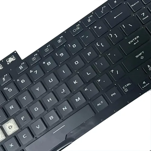 Miniatura 4 de JINTAI Teclado retroiluminado negro de Estados Unidos para ASUS TUF Gaming 8 F15 FX506 FA506 FA506II FX506H FA506Q FX506L FA506H F17 FX706 FX706L