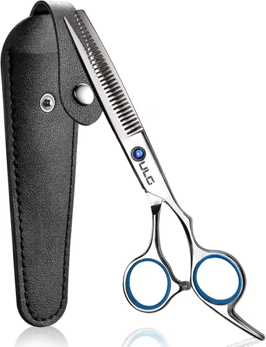 Miniatura 16 de ULG Tijeras profesionales de adelgazamiento con peine – 6.5 pulgadas de acero inoxidable japonés texturizante y tijeras de corte de pelo para salón