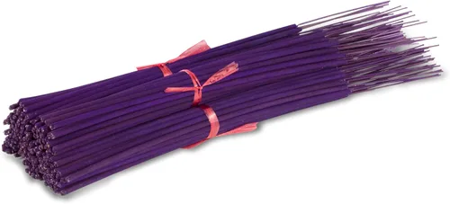 19 pulgadas de largo, 150 barras sin perfume, cinco paquetes de 100% natural Joss & Bamboo Punk Blanks. Añade cualquier aceite de fragancia Aroma