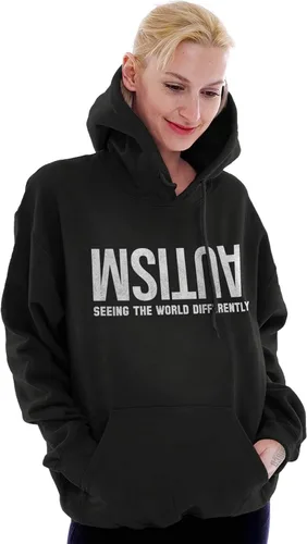 Miniatura 3 de Brisco Brands Autism Seeing the World Differently - Sudadera con capucha para mujeres y hombres