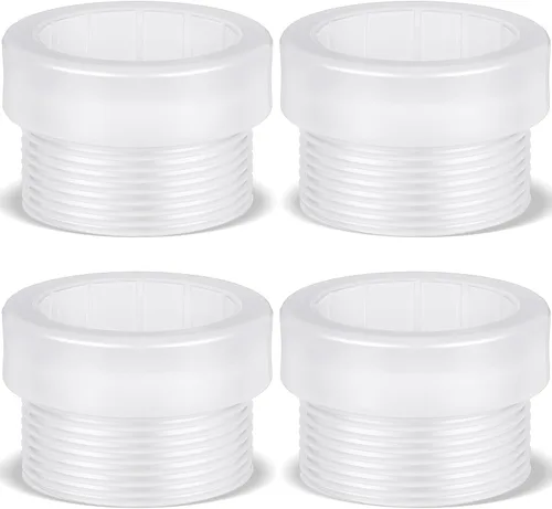 Miniatura 9 de Taiyin 4 piezas de adaptador estabilizador de sombrilla de piscina, fundas de adaptador roscadas para sombrilla de piscina, estabilizador de poste