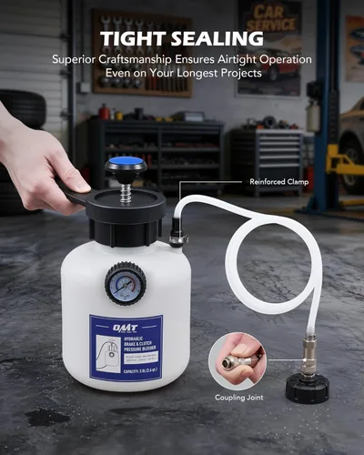 Miniatura 4 de Kit de purga de frenos Orion Motor Tech, extractor de líquido de frenos de 2.5L para una persona compatible con Ford VW BMW y más, purga de presión