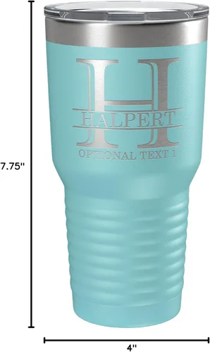 Miniatura 7 de Vaso personalizado de 30 onzas (17 colores) con recubrimiento en polvo, aislado, de acero inoxidable con tapa, grabado personalizado, idea de regalo