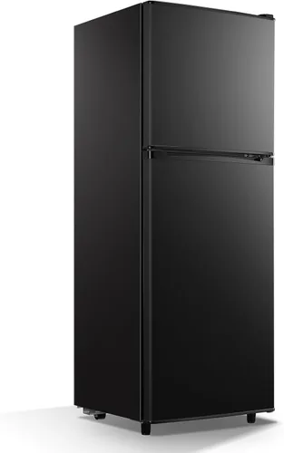 Miniatura 9 de WANAI - Refrigerador compacto de 3.5 pies cúbicos, diseño de 2 puertas, termostato ajustable, estantes ajustables y extraíbles, adecuado
