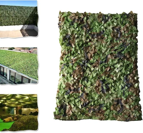 Red de camuflaje de tela Oxford de poliéster 210D,Camping al aire libre militar caza selva, jardín, pérgola, fiesta temática decorativa protector