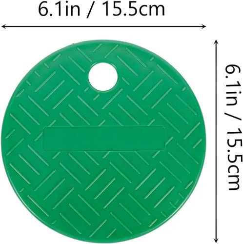 Miniatura 2 de Cubierta redonda de la caja de la tapa de la tapa de la cubierta de la válvula de rociador de 6 pulgadas 2 piezas de la caja de las válvulas s