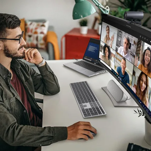 Miniatura 6 de Dell Altavoz Pro con cable - SP325 - USB-C, certificado Zoom/Microsoft Teams, 4 micrófonos omnidireccionales, micrófonos de cancelación de ruido
