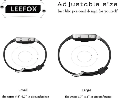Miniatura 7 de Correa con marco para reloj Fitbit Blaze de LEEFOX, edición especial, correa de silicón, unisex, S G-10pack Classic+1 Marco Negro