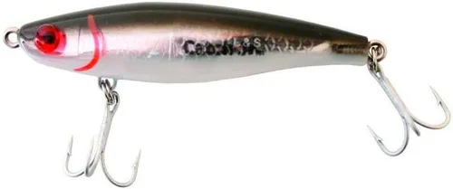 Miniatura 16 de MirrOLure Mirrodine Gancho de pesca plateado extraafilado de acero inoxidable de 1 pieza