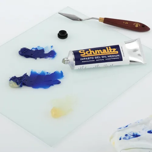 Miniatura 3 de Schmaltz Artist Oil Impasto Gel - Tubo mediano de 5.1 fl oz, gel Impasto de secado rápido para aumentar el brillo y el volumen, mejorar