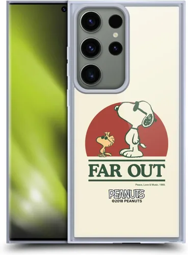 Miniatura 227 de Head Case Designs Funda de gel Woodstock 50th con licencia oficial de Peanuts Snoopy Guitar 1969 [protección de grado militar] compatible