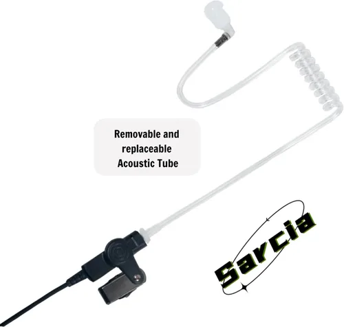 Miniatura 6 de VX-261 Auricular para Motorola Vertex Yaesu Standard VX-230 VX-231 VX-298 VX-350 VX-351 VX-180 EVX-531 2 Way Radio Walkie Talkie Kit de vigilancia
