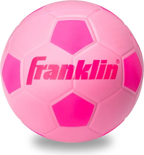 Franklin Sports Pelota de fútbol de espuma para niños, mini pelota de fútbol juvenil de espuma suave, pelota de fútbol de juguete para interiores y
